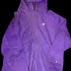 Purple champion hoodie